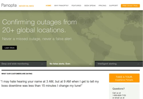 App: Panopta Provides Advanced Server Monitoring and Outage Management Services