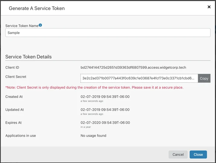 Give your automated services credentials with Access service tokens Embedded Image - FOjhq2