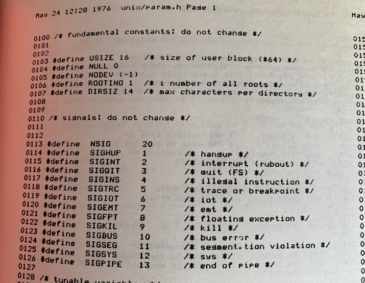 Why is there a "V" in SIGSEGV Segmentation Fault? Embedded Image - acHBIr