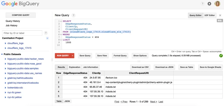 Using Google Cloud Platform to Analyze Cloudflare Logs Embedded Image - GFWBvG