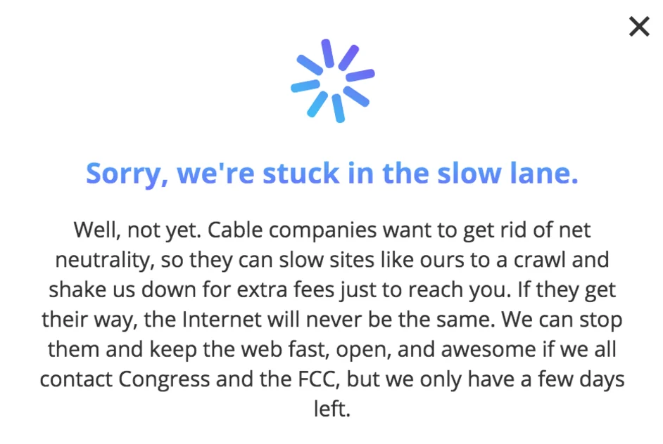 Participate in the Net Neutrality Day of Action