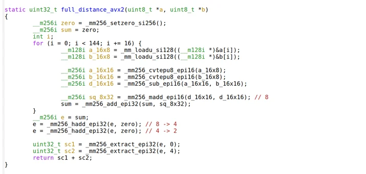 Computing Euclidean distance on 144 dimensions Embedded Image - BHtt6N